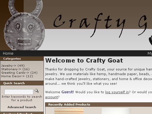 Screenshot of Crafty Goat