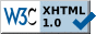 W3C XHTML 1.0